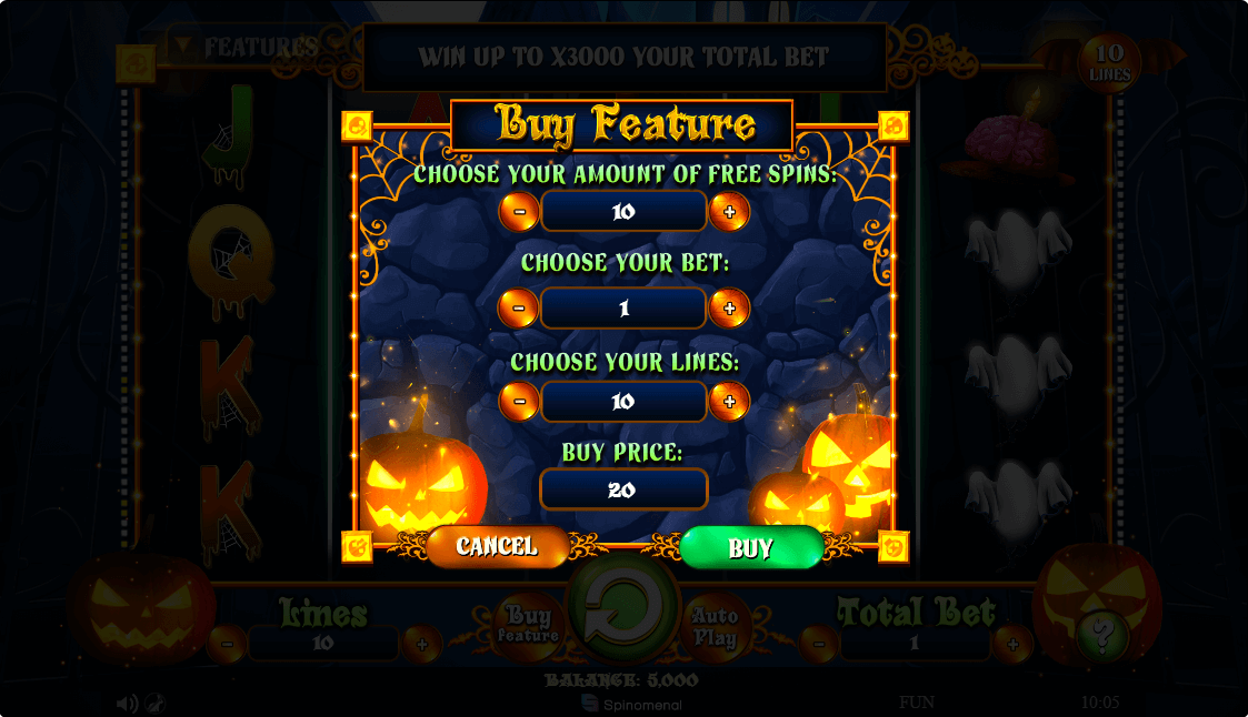 Hallow Reels Online Slot Game Features