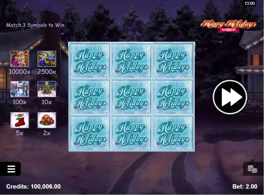 Happy Holiday Scratch Slot Game
