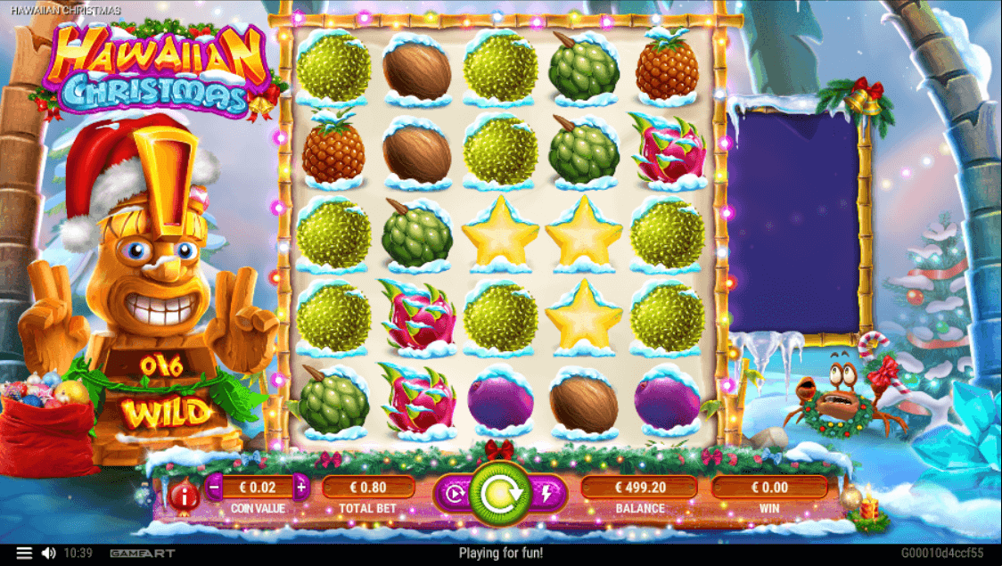 Hawaiian Christmas Online Slot Game Features