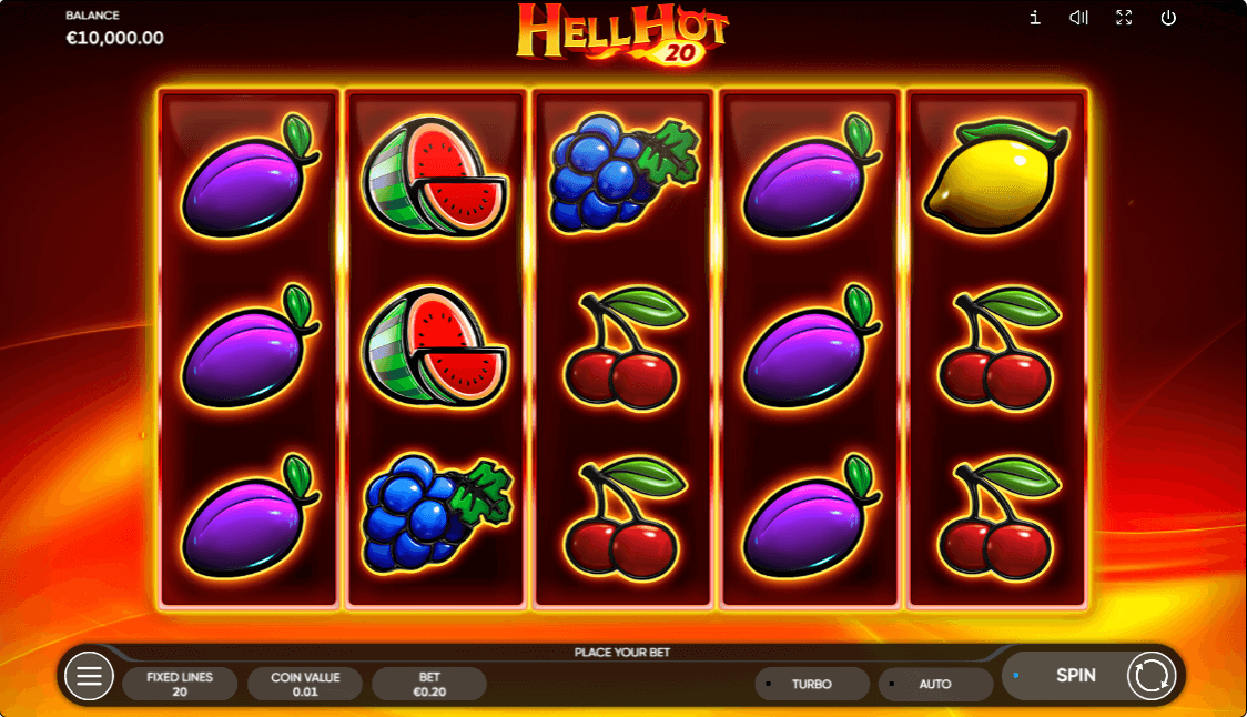 Hell Hot 20 Online Slot Game Reels