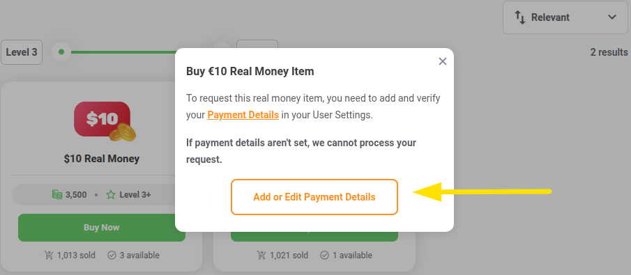 How Do I Redeem RMI Add Payment Details
