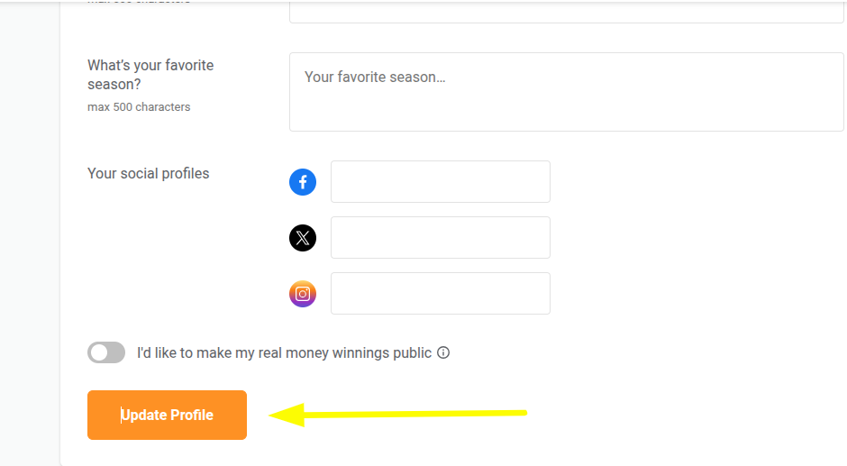 help center edit account details update profile