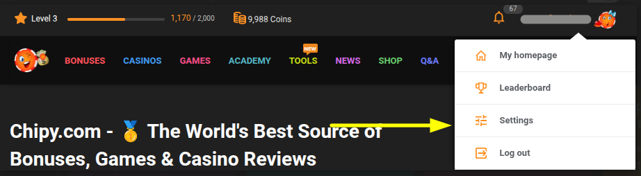 help center set up your payment settings