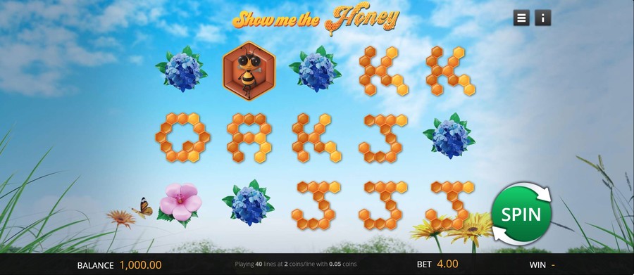 Show Me the Honey Slot Reels