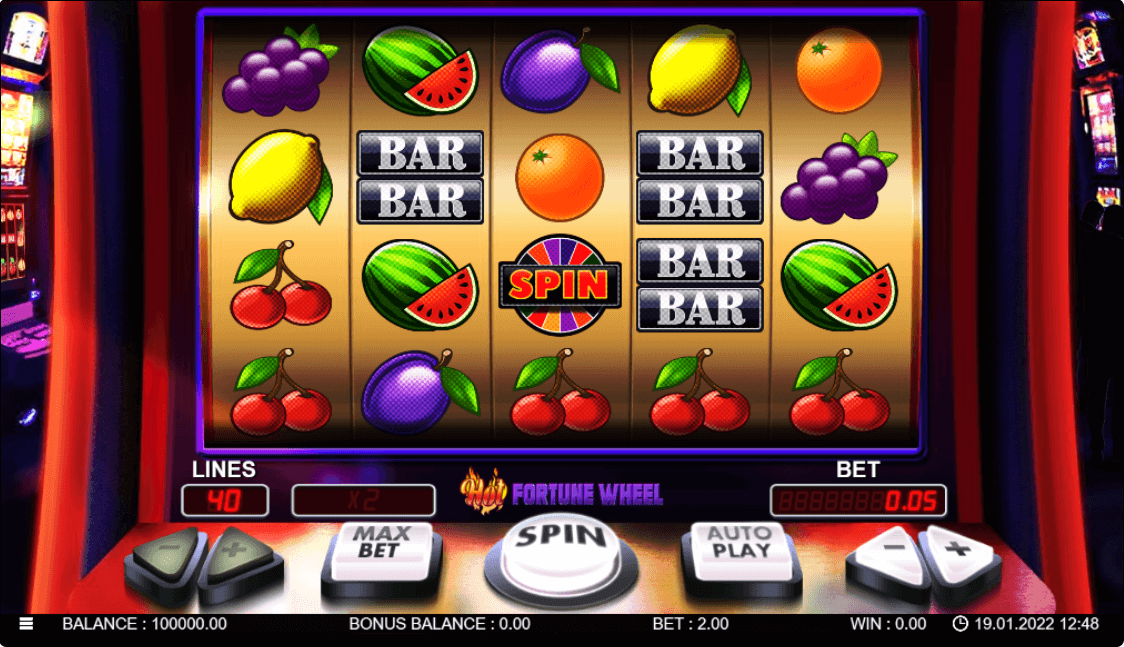 hot fortune wheel reels