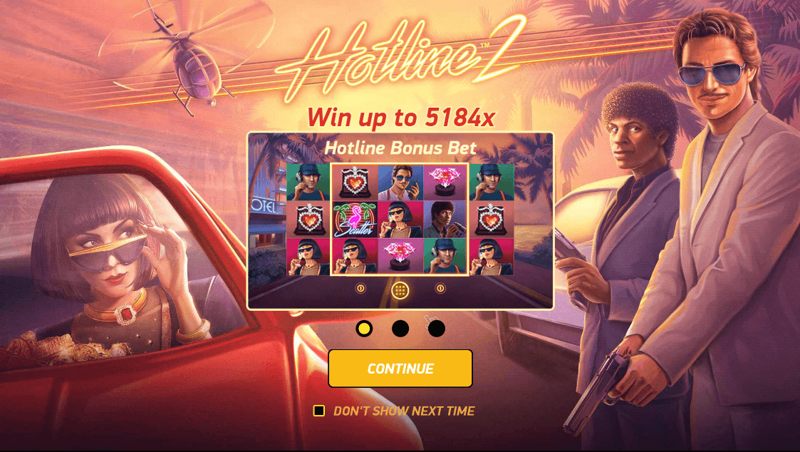 Hotline 2 Online Slot Game Reels
