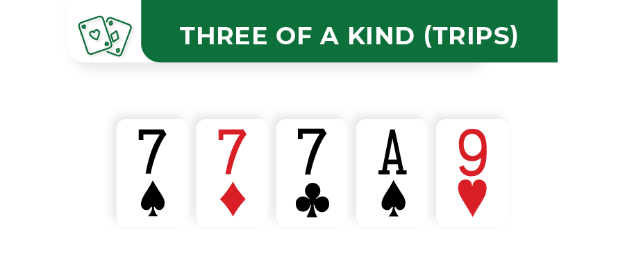 three of a kind poker