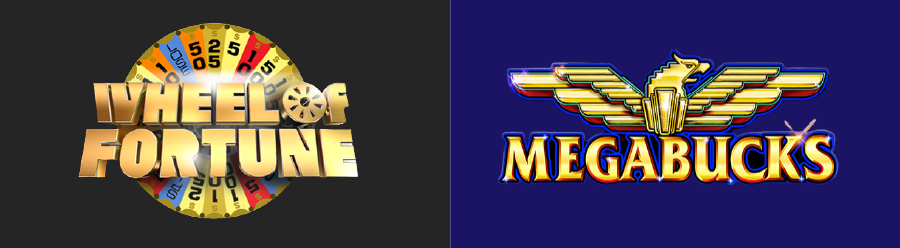 Logotipos de wheel of fortune, megabucks