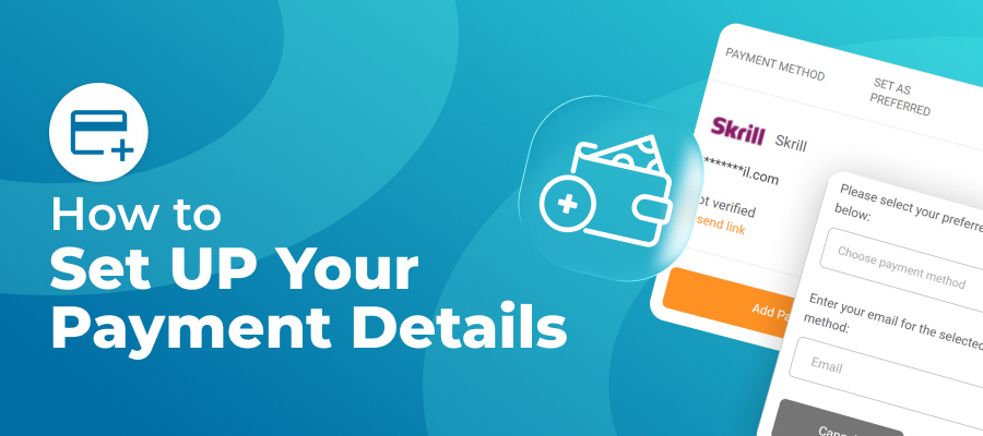 How to set up your payment details tutorial