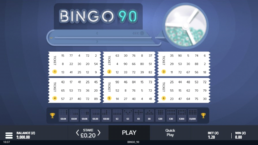 90 ball bingo online