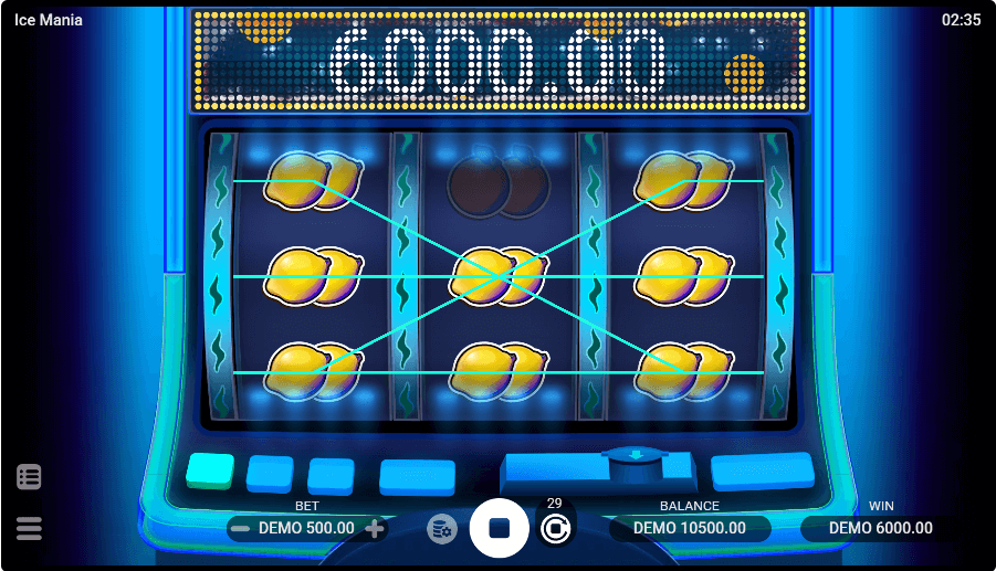 Ice Mania Online Slot Game Win