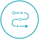 icono de recorridos en las guias de blackjack 