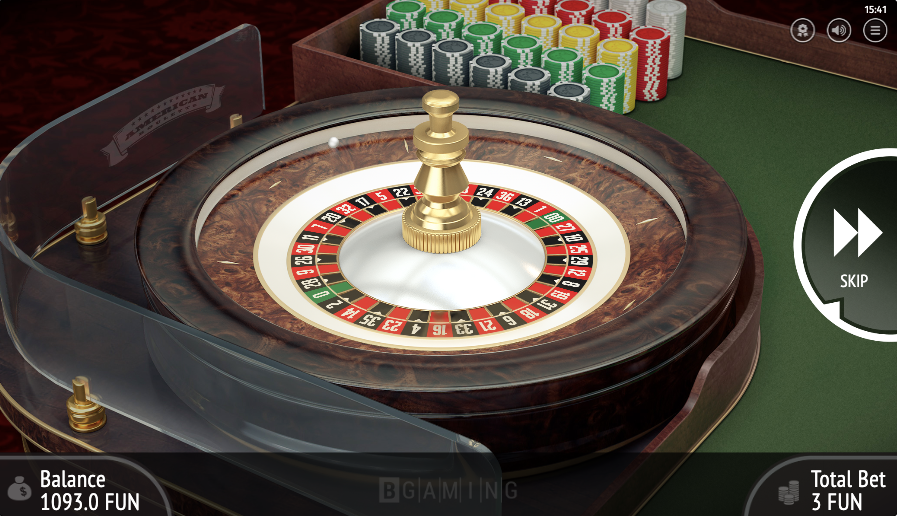 image de la roulette americaine bgaming