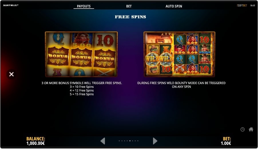 Bounty Belles Free Spins 