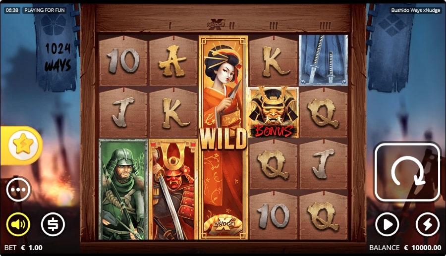 bushido ways slot wild