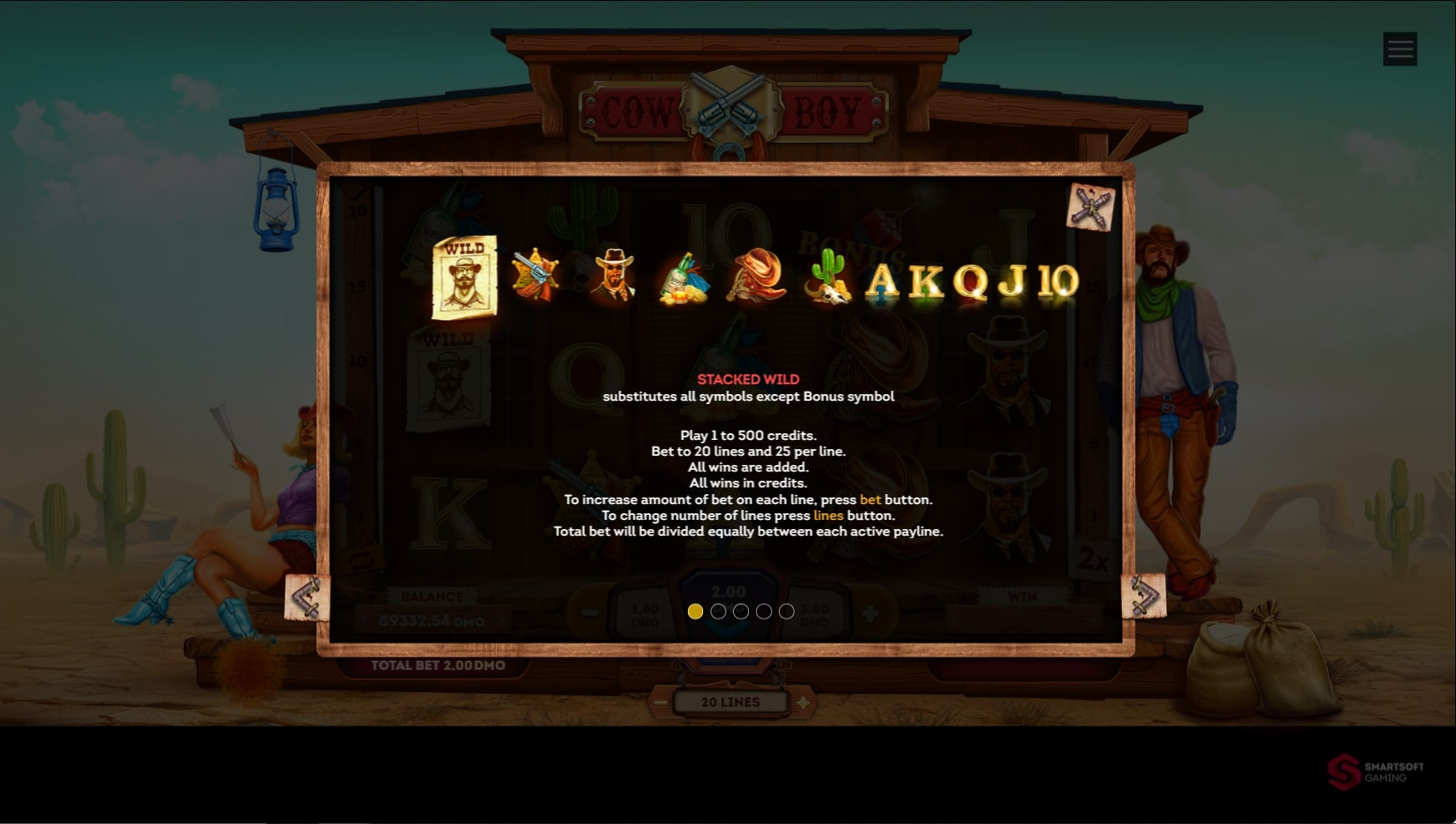 cowboy slot stacked wild