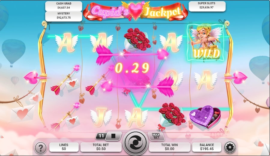 cupids jackpot slot