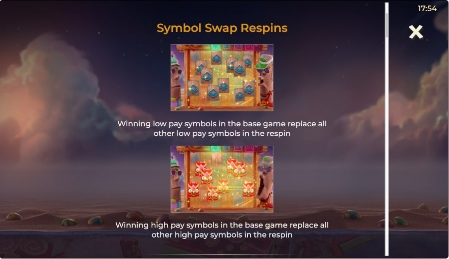 Easter Island 2 Slot Game Symbol Swap Respins
