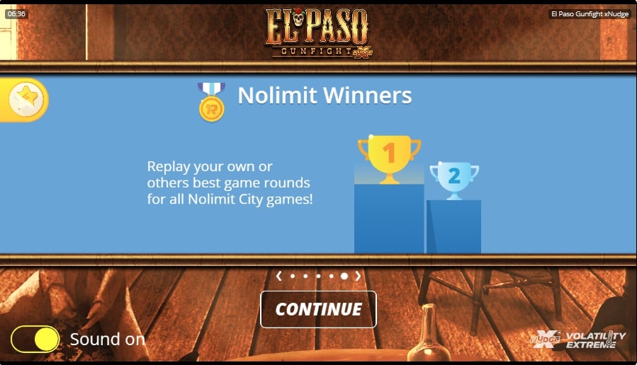 el paso gunfight slot nolimit winners