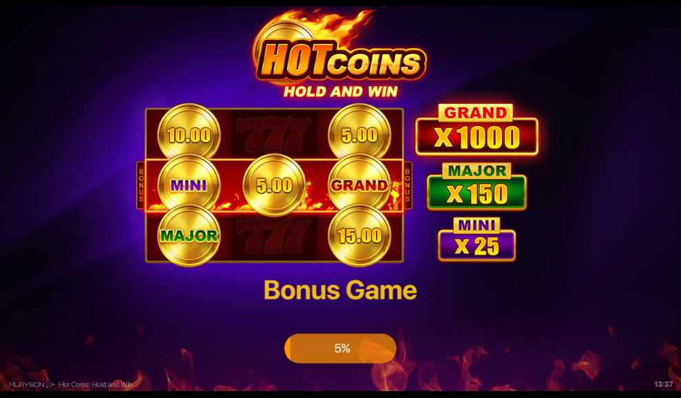 hot coins slot game