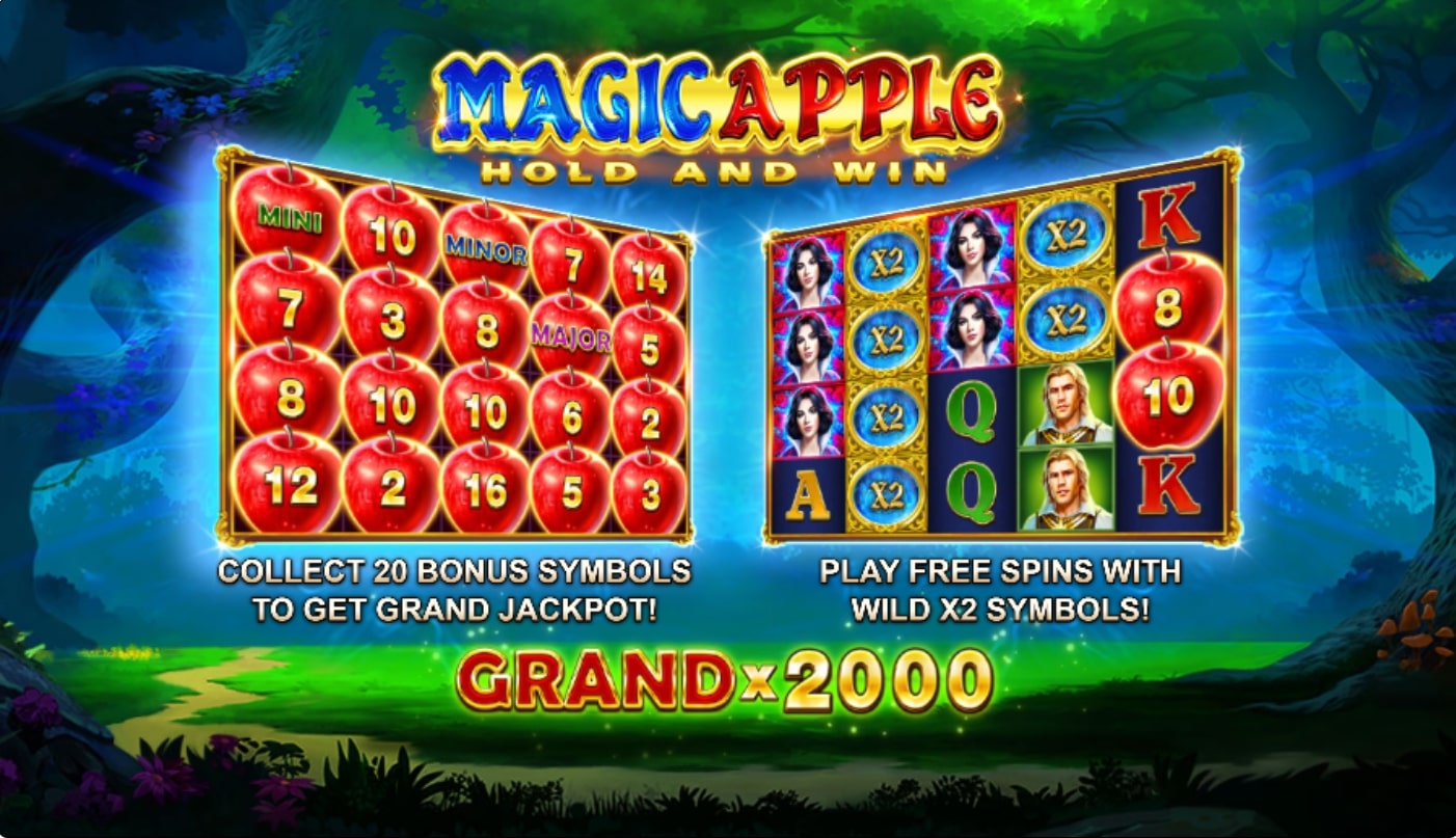 Magic Apple Slot by Booongo | Play for Free (RTP: 96%)