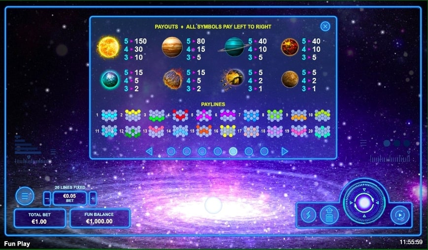 pulsar slot game payouts all symbols