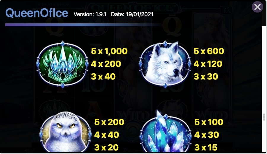 Queen of Ice Slot Game