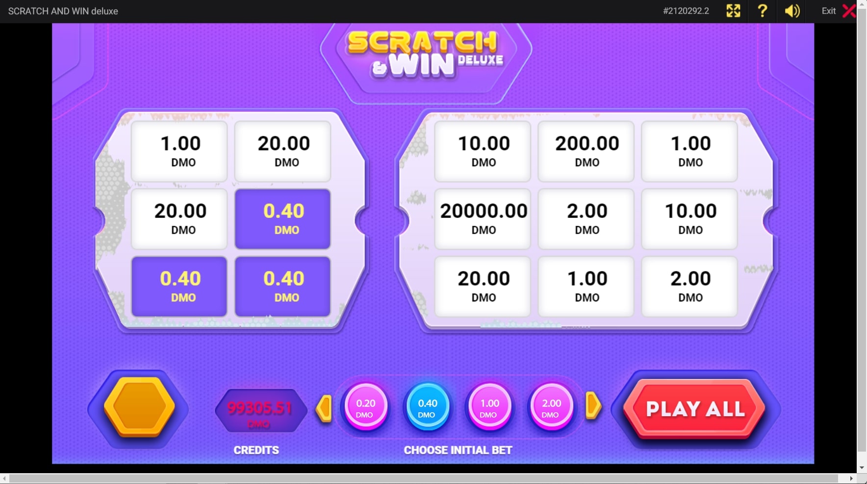 smartsoft gaming scratch and win deluxe winning