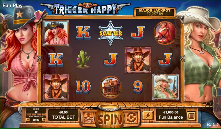 trigger happy slot game