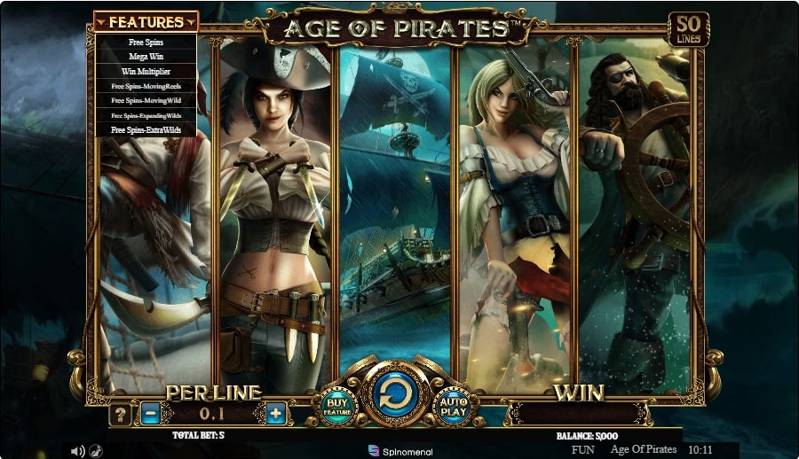 age of pirates slot game