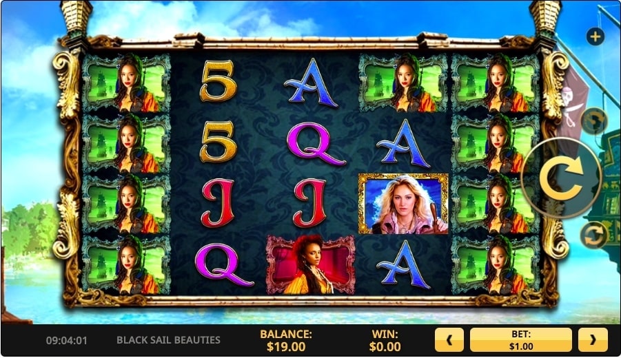 black sail beauties slot game