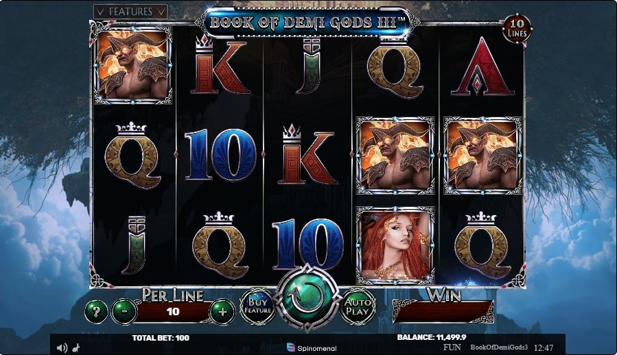 book of demi gods 3 slot