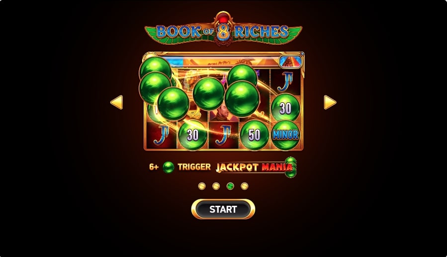book of riches 8 slot game