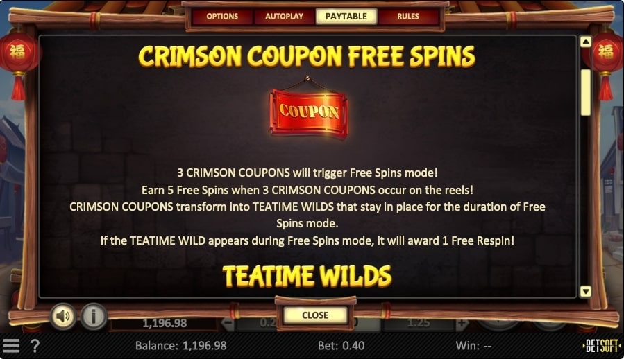 Dim Sum Prize Slot Game Crimson Coupon Free Spins