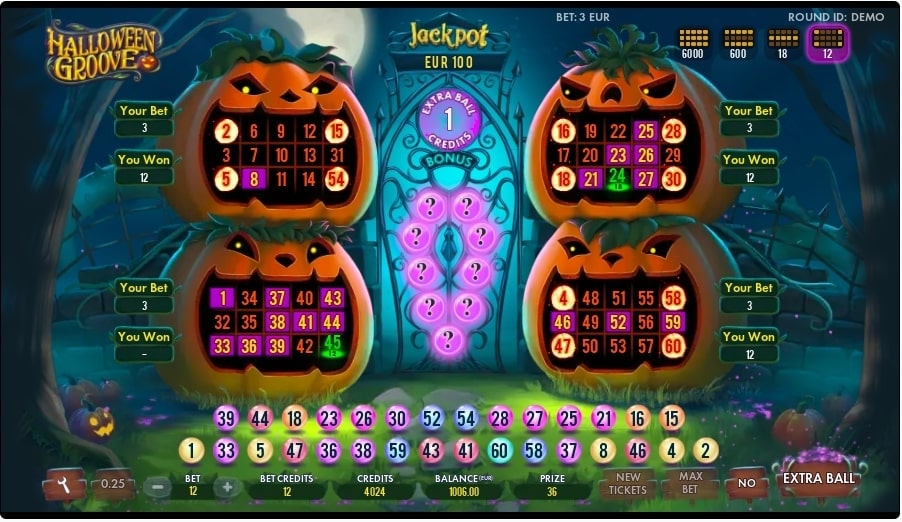 halloween groove slot game 