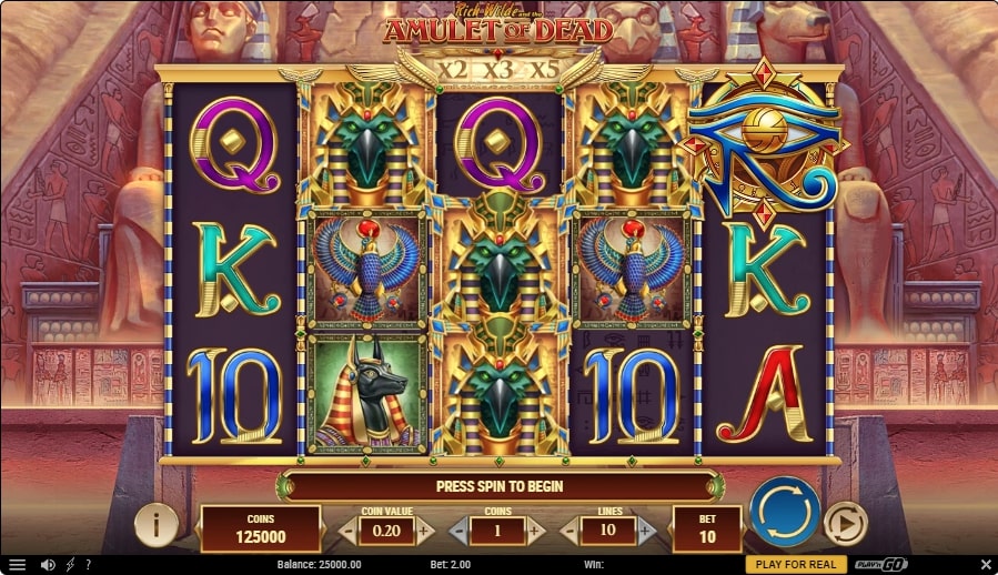 rich wilde slot game 