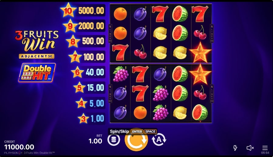 3 fruits win slot game