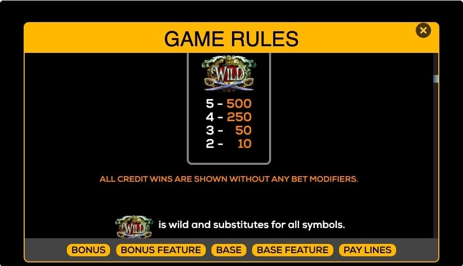 black sail beauties slot game rules