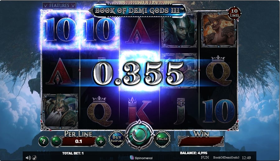 book of demi gods 3 slot