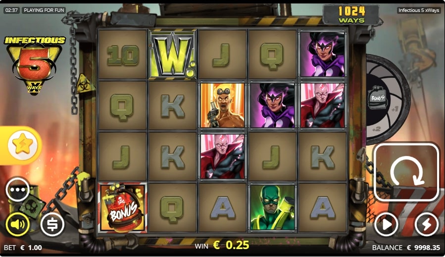 infectious 5 xways slot