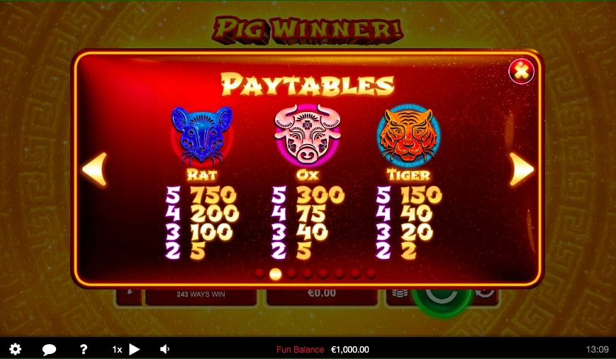 pig winner slot game free games feature