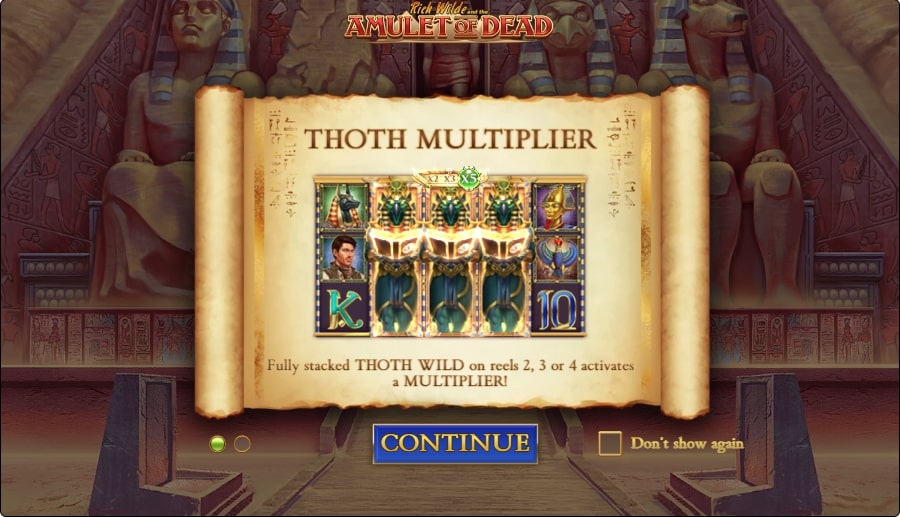 rich wilde slot game