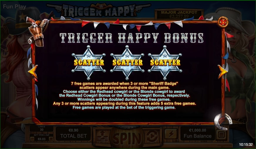 trigger happy slot scatter