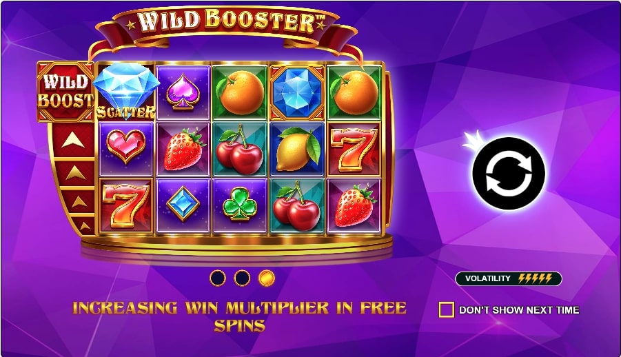 wild booster slot multiplier free spins