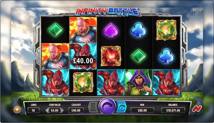 Infinity Battle Bonus Online Slot Game Features