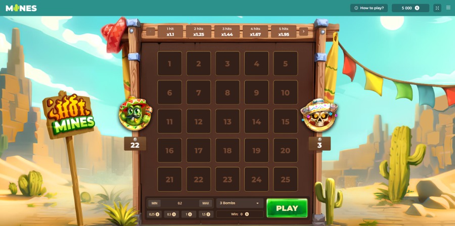 inout games hot mines