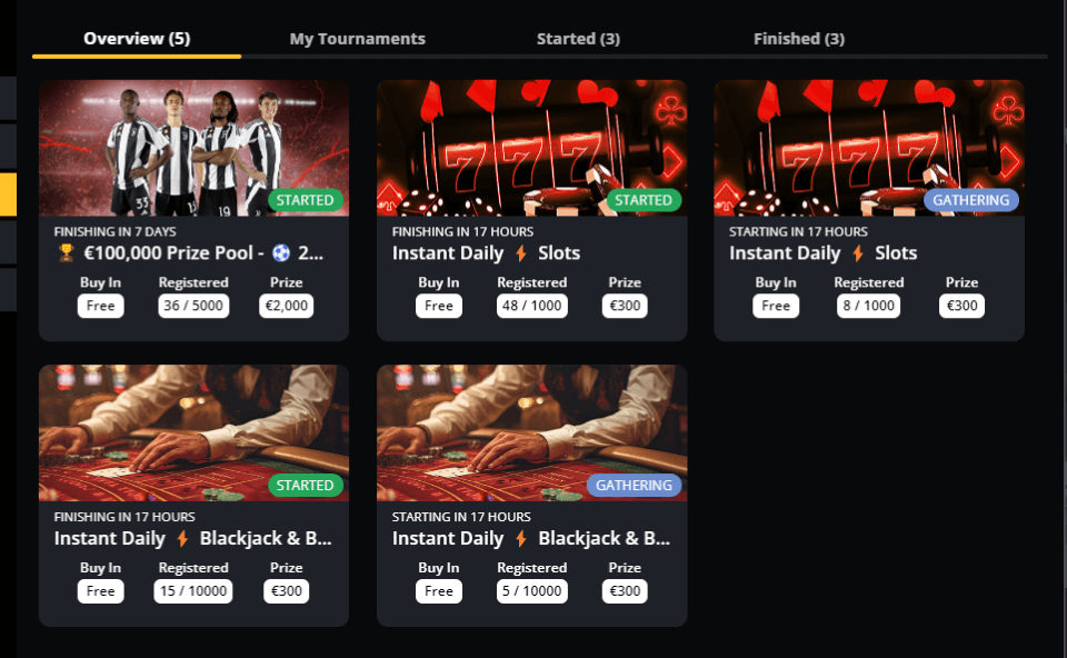 Instant Casino Promotions