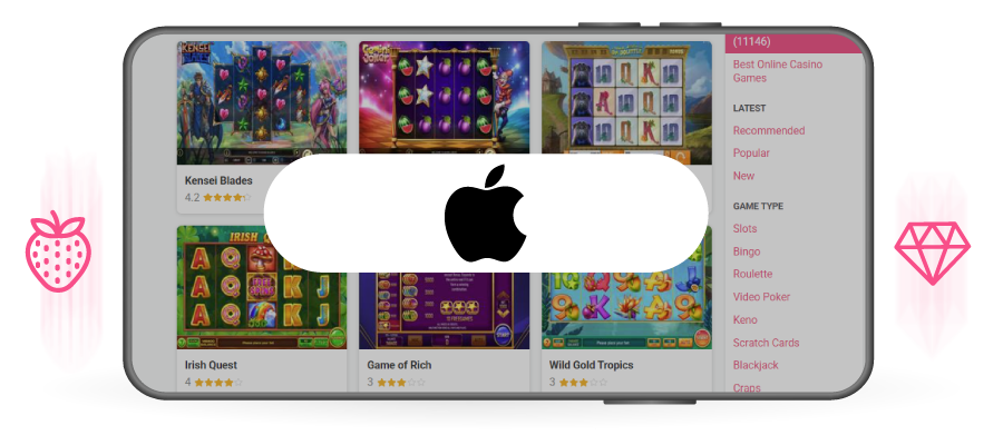 iOS Spielautomaten auf Chipy
