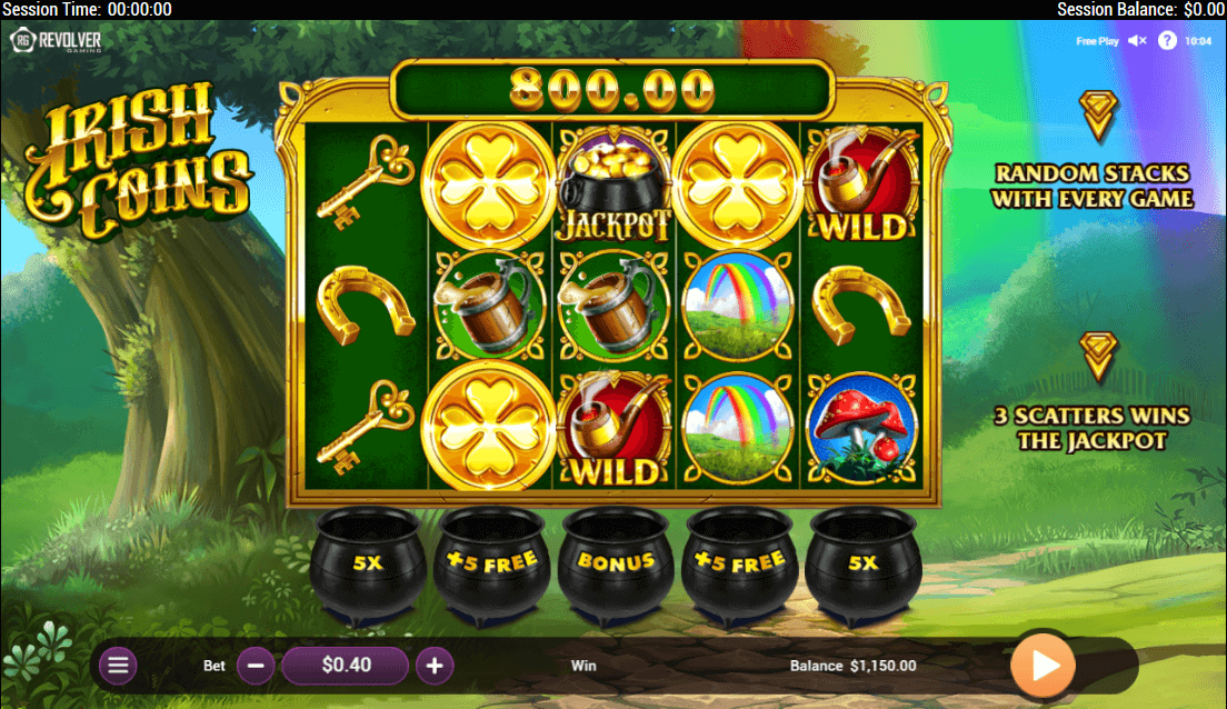 Irish Coins Online Slot Game Bonus