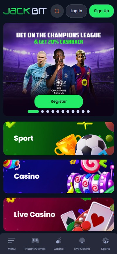 jackbit casino homepage